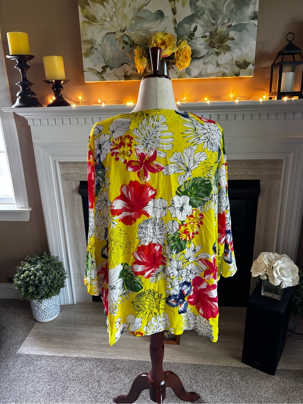 *NEW* Violet + Claire Floral Blouse - Size 3XL - Picture 3 of 6